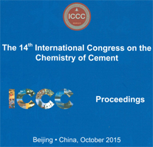 The 14th International Congress on the Chemistry of Cement The 14th International Congress on the Chemistry of Cement
