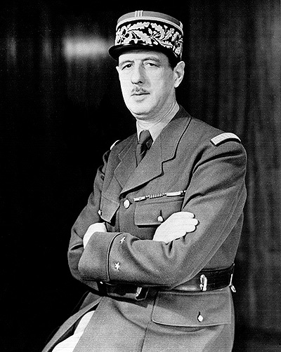 De Gaulle durante la Segunda Guerra Mundial
