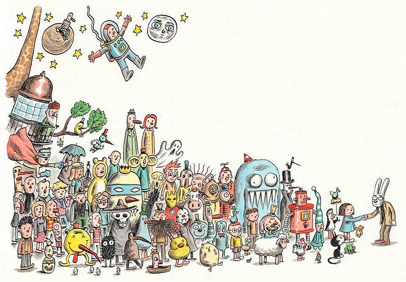 Ilustración de Liniers/Ricardo Siri.