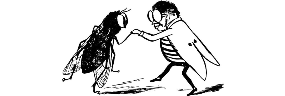 Las moscas y lo sagrado