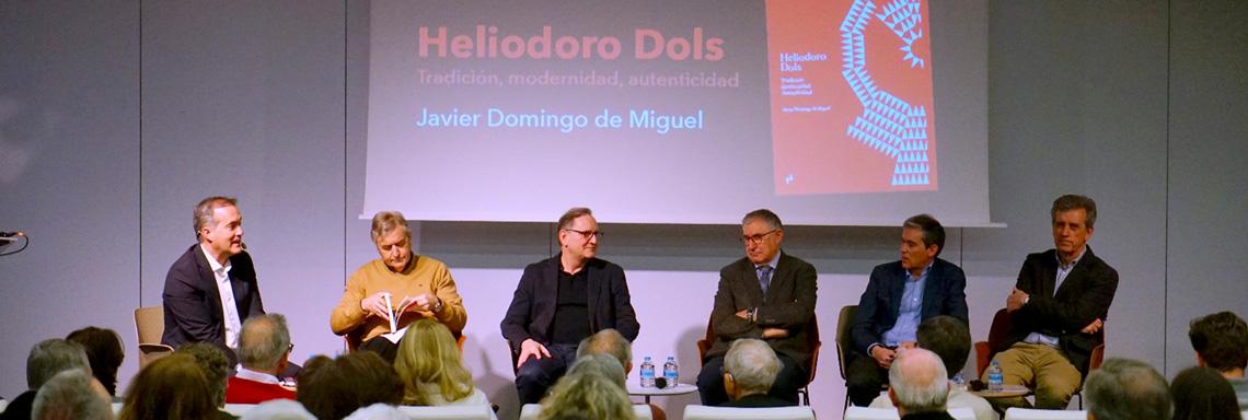 Javier Domingo de Miguel, antiguo alumno de la Escuela de Arquitectura, presenta su libro 'Heliodoro Dols. Tradición, modernidad, autenticidad'