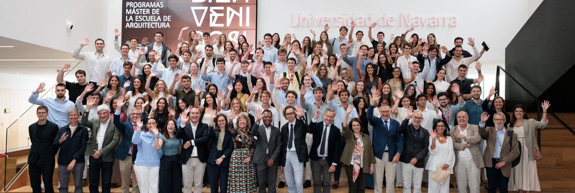 Los estudiantes de másteres de la Escuela de Arquitectura arrancan el curso en el  Campus de Madrid