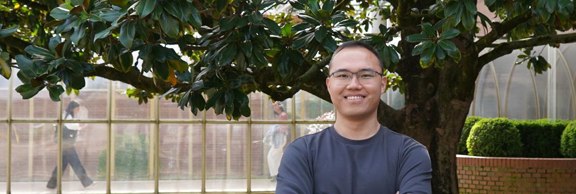 Zhineng He es uno de los 45 doctorandos que se forman en la Escuela de Arquitectura de la universidad de Navarra