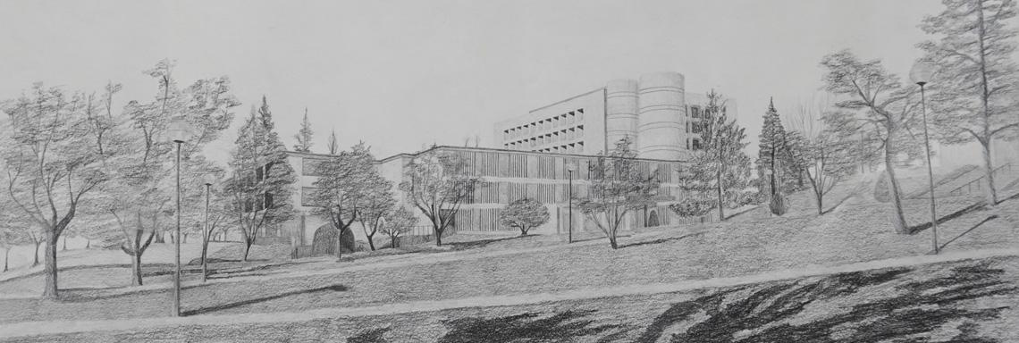 Los estudiantes de primer curso del Grado en Arquitectura exponen sus dibujos realizados en la asignatura Taller de Expresión Gráfica