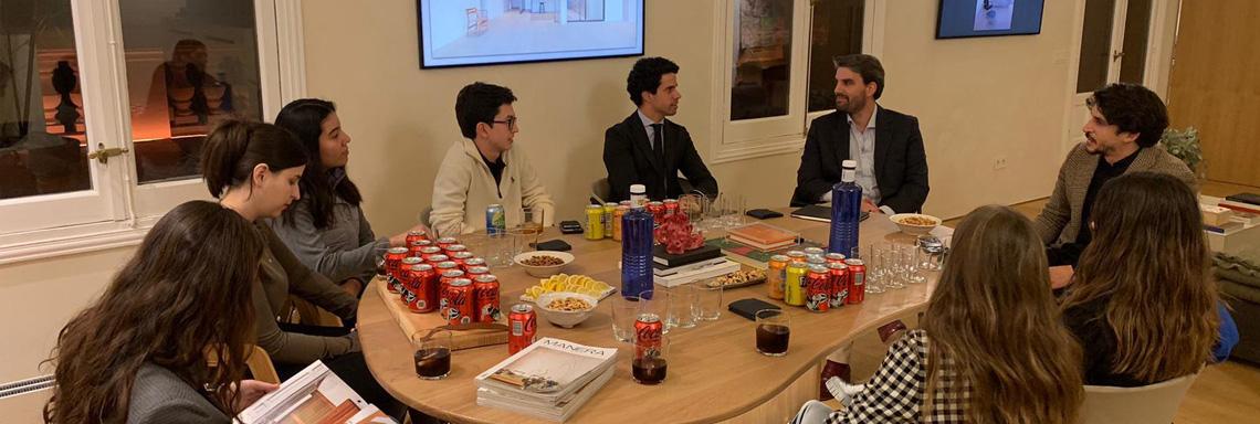 Estudiantes de los másteres de Arquitectura de Madrid visitan el estudio GOS