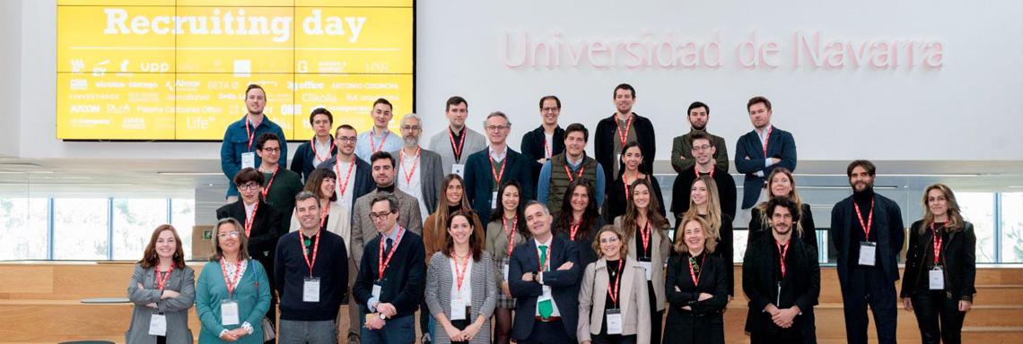 Estudiantes de máster de la Escuela de Arquitectura del campus de Madrid participan en el Recruiting Day