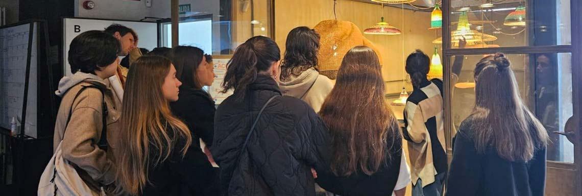 Un viaje ‘profesional’ para los estudiantes de 4º de Diseño a Madrid