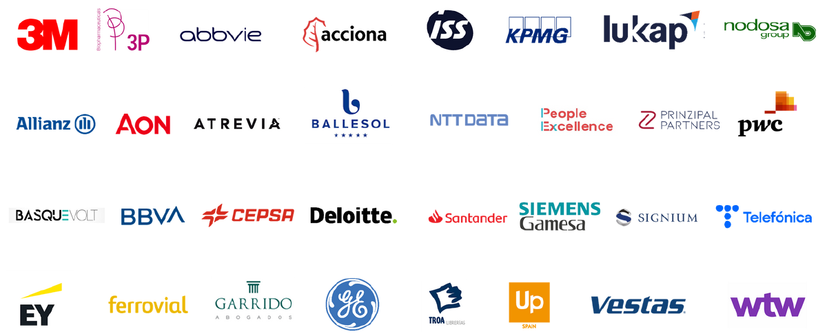 Estas son algunas de las compañías que han recibido a los alumnos del MDPO en las últimas promociones: