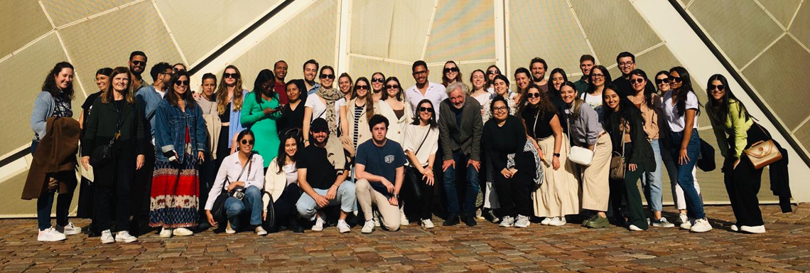 The students of Master's Degree in design and management Environmental Buildings visit Bolzano, Italy.