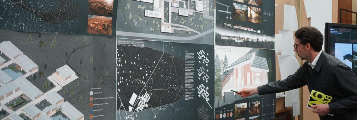 Los estudiantes de 5º de Arquitectura presentan sus propuestas para un centro multifuncional para la tercera edad en La Palma