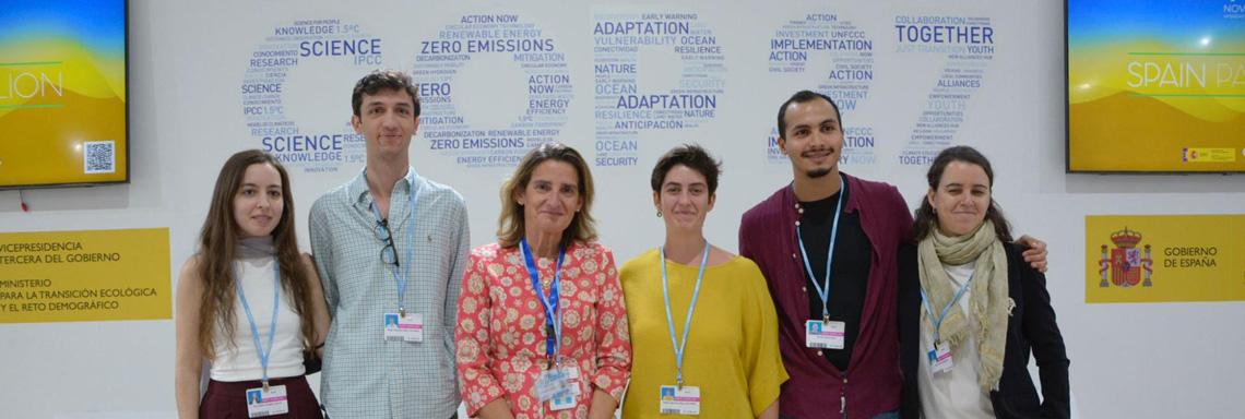 Pablo Sánchez-Bayo, alumno de máster de la Escuela, participa en la COP27 celebrada en Egipto