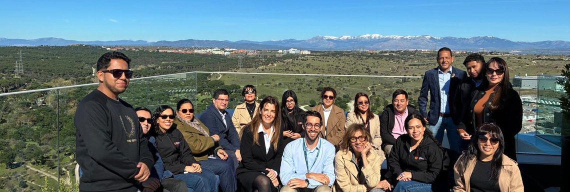 Students from the University of Lima are participating in the International Week on management Madrid