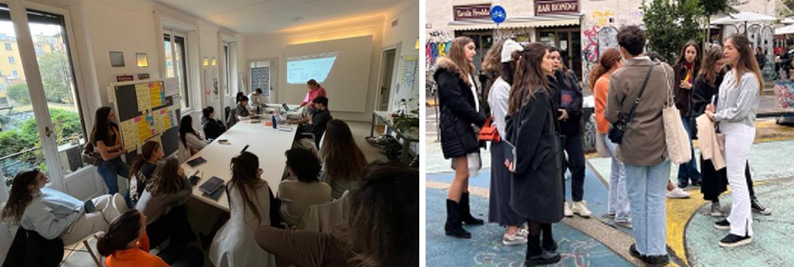 Los alumnos de 3º de la Mención en Diseño de Servicios visitan Milán