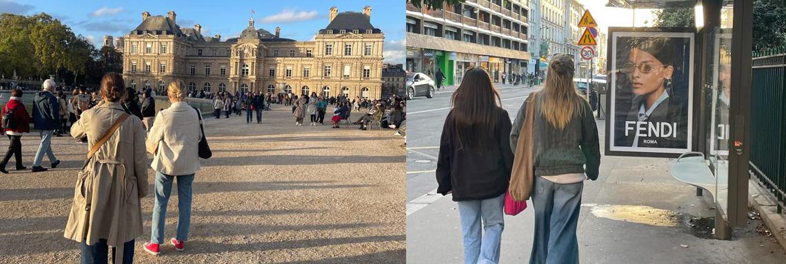 Los estudiantes de 3º de la Mención en Diseño de Moda visitaron París la semana pasada