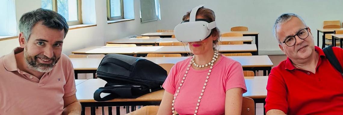Los profesores Asier Santas y Nuño Mardones participan en un evento en el Instituto Politécnico de Oporto sobre realidad virtual y aumentada