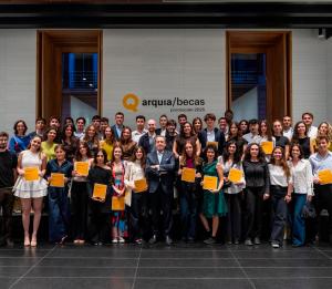 Las pamplonesas Lucía Ruiz y Belén Recarte, premiadas con la beca de la Fundación Arquia