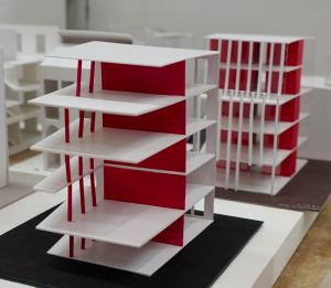 Designing a 'house for a collector in Vicenza'.