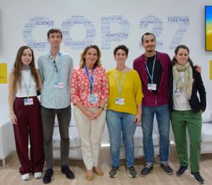 Pablo Sánchez-Bayo, student of Master's Degree of the School, participates in the COP27 held in Egypt.