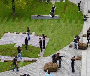 Second-year architecture students transform the Baluarte " place "