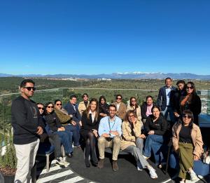 Students from the University of Lima are participating in the International Week on management Madrid