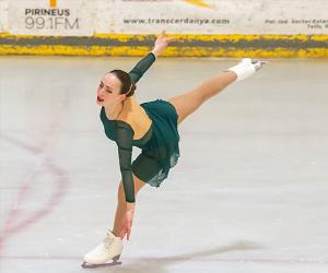 Selva Baquero, arquitecta y campeona de España en patinaje sobre hielo