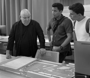MTDA students attend a workshop in Miami led by U.S. architect Edward Baum