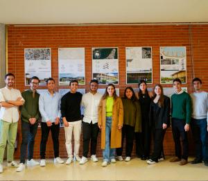 MtDA students participate in a workshop with architect Wilfried Wang and develop "architecture without oil".