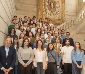 Los estudiantes de los másteres de la Escuela de Arquitectura de la sede de Madrid visitan el Campus de Pamplona
