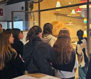 Un viaje ‘profesional’ para los estudiantes de 4º de Diseño a Madrid