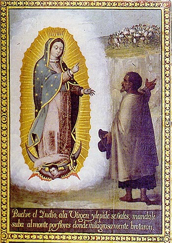 Cuadro Virgen De Guadalupe Con Lienzo Certificado