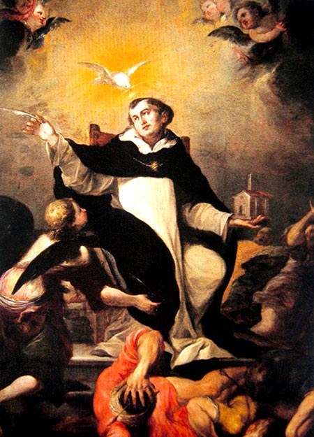 La imagen de santo Tomás de Aquino