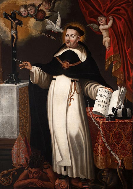 La imagen de santo Tomás de Aquino La imagen de santo Tomás de Aquino