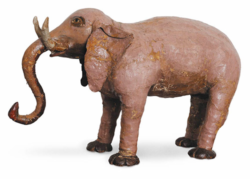 Elefante del belén de las Agustinas Recoletas de Pamplona, s. XVIII
