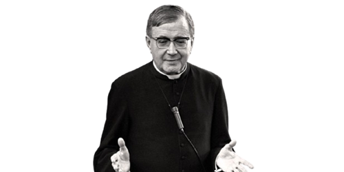 San Josemaría charla animadamente