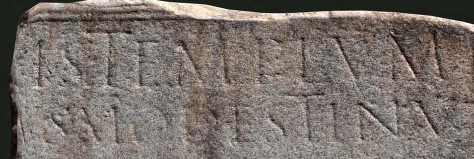 Inscrição do templo de Vénus (71-100 d.C.)