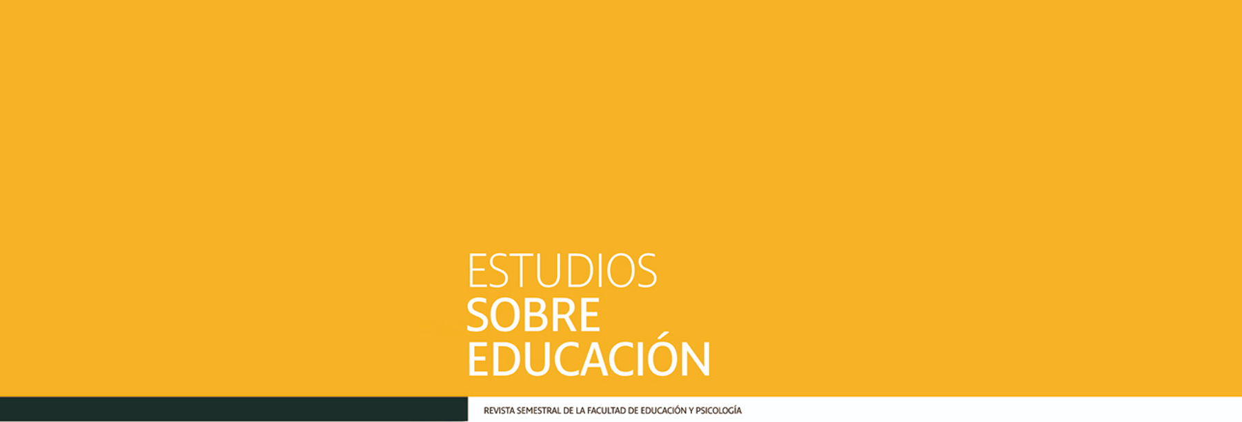 Estudios sobre Educación