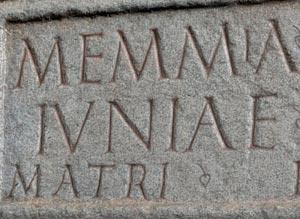 Epitaph of Iunia Vlleae (71-150 A.D.)