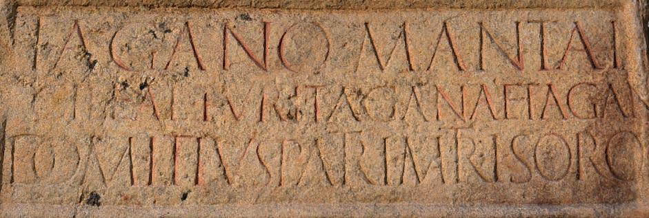 Epitaph of an indigenous family (71-130 A.D.)