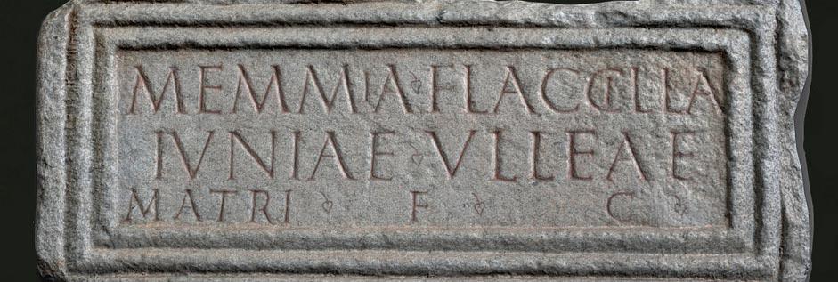 Epitaph of Iunia Vlleae (71-150 A.D.)