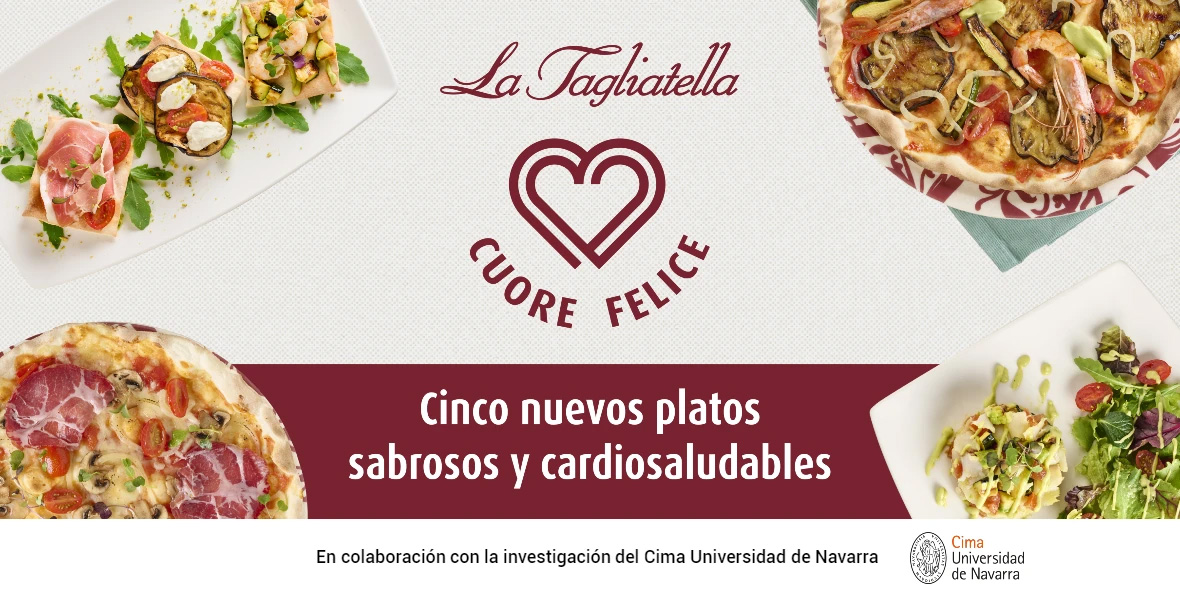 El Cima Universidad de Navarra y el restaurante "La Tagliatella" se unieron para ofrecer un menú cardiosaludable. Lo recaudado se destinará al proyecto de investigación de enfermedades cardiovasculares.
