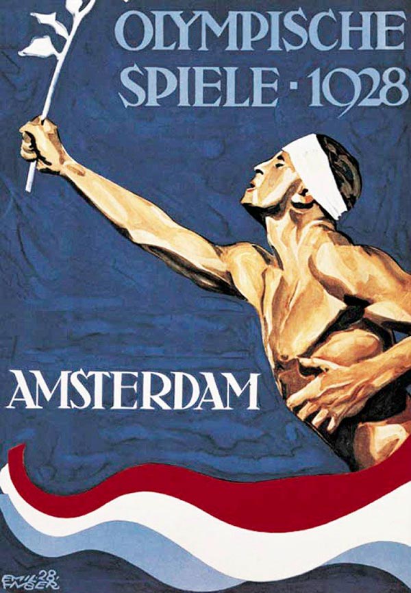 Cartel de los JJOO de Amsterdam 1928