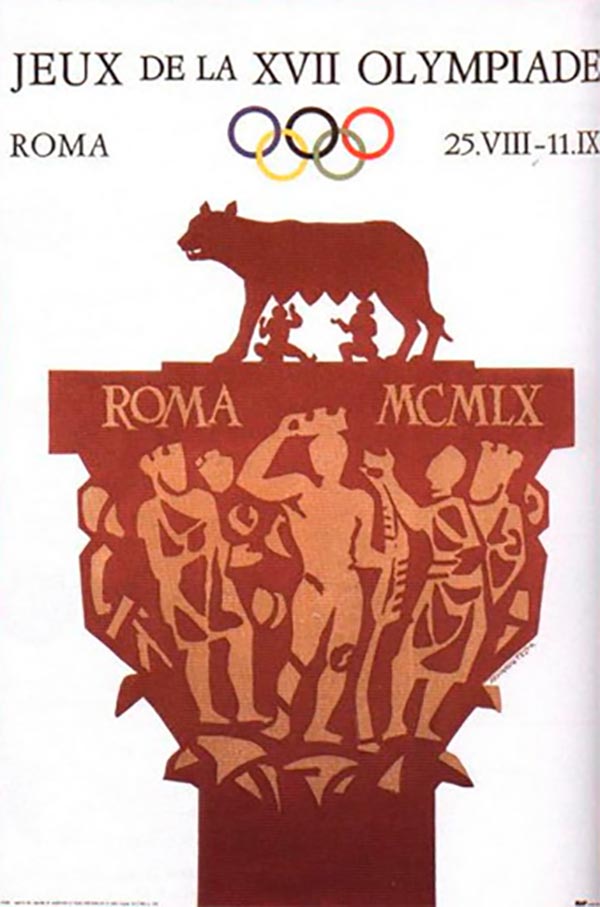 Cartel de los JJOO de Roma 1960