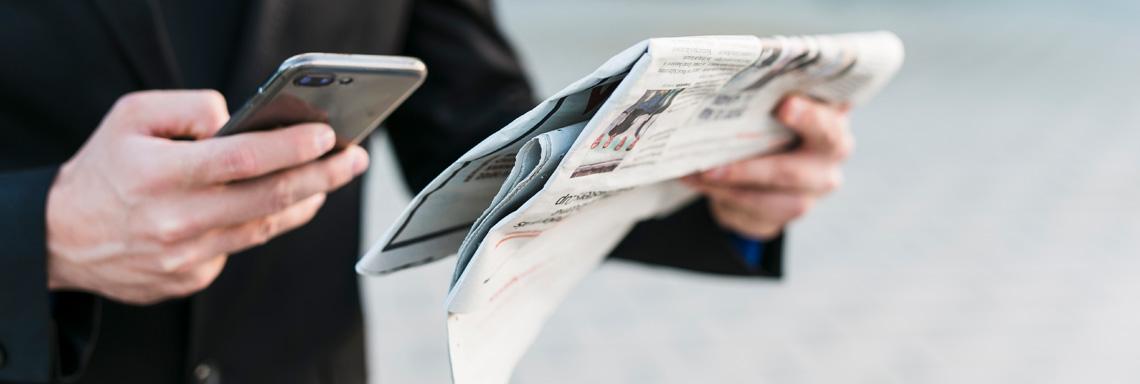 La mitad de los encuestados está totalmente o muy interesado en las noticias (51%)