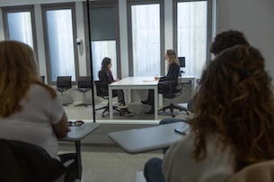 Simulación de entrevista de trabajo