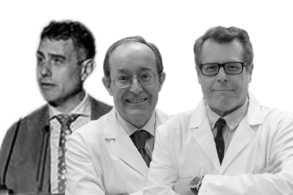 Jesús Bañales, Luis Montuenga y Matías Ávila