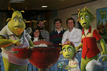 que participaron en la producción de la película 'Cher Amie'.